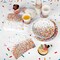 97 Pieces Confetti Sprinkles Tableware Set Disposable Tablecloth Paper Cups Dessert Plates Beverage Napkins for Party Decorations Wedding Birthday Party Favors